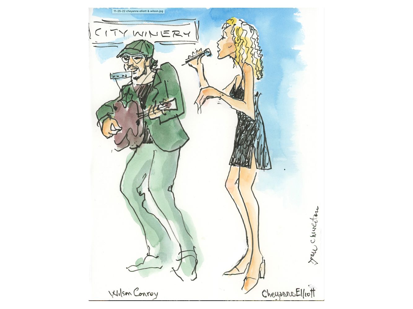 Cheyanne Elliott "Him & Her" by Joan Chiverton