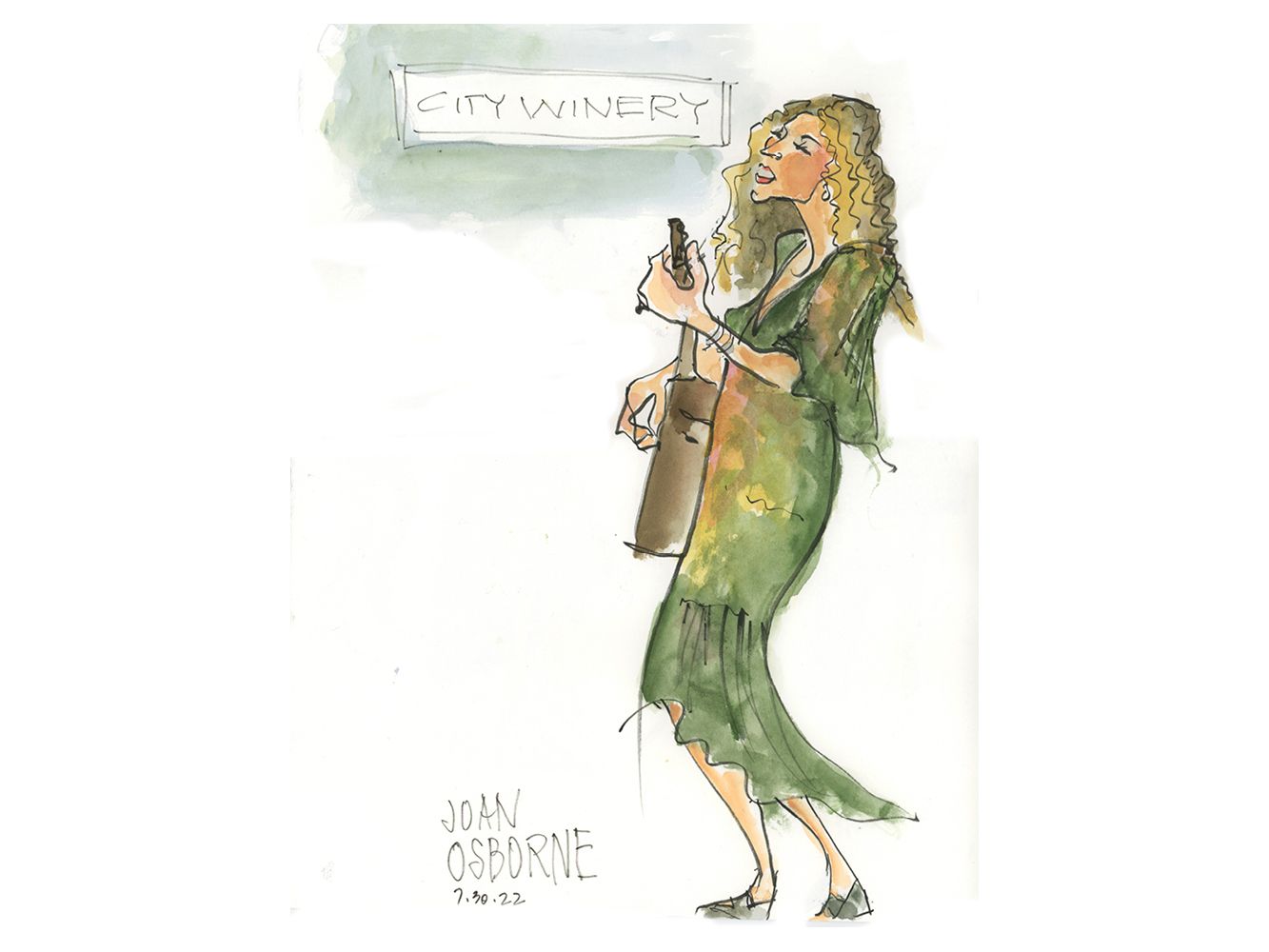 Joan Osborne "Alone" by Joan Chiverton
