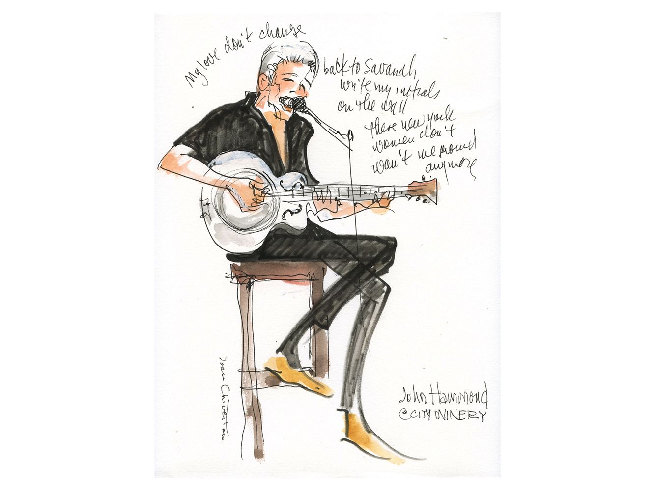 John Hammond "My Love Don't Change" by Joan Chiverton
