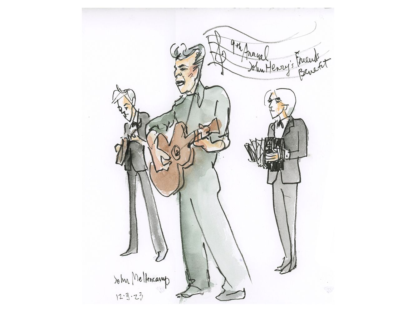 John Mellencamp "John Henry & Friends" by Joan Chiverton