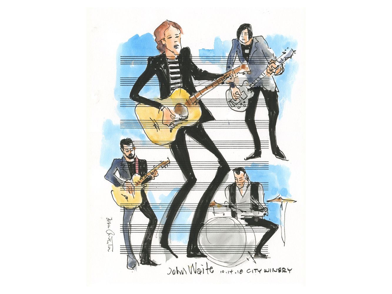 John Waite "Waite on Staff" by Joan Chiverton