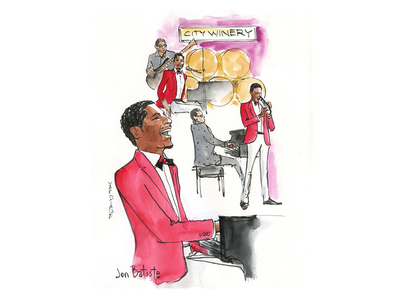 Jon Batiste "Remembering" by Joan Chiverton