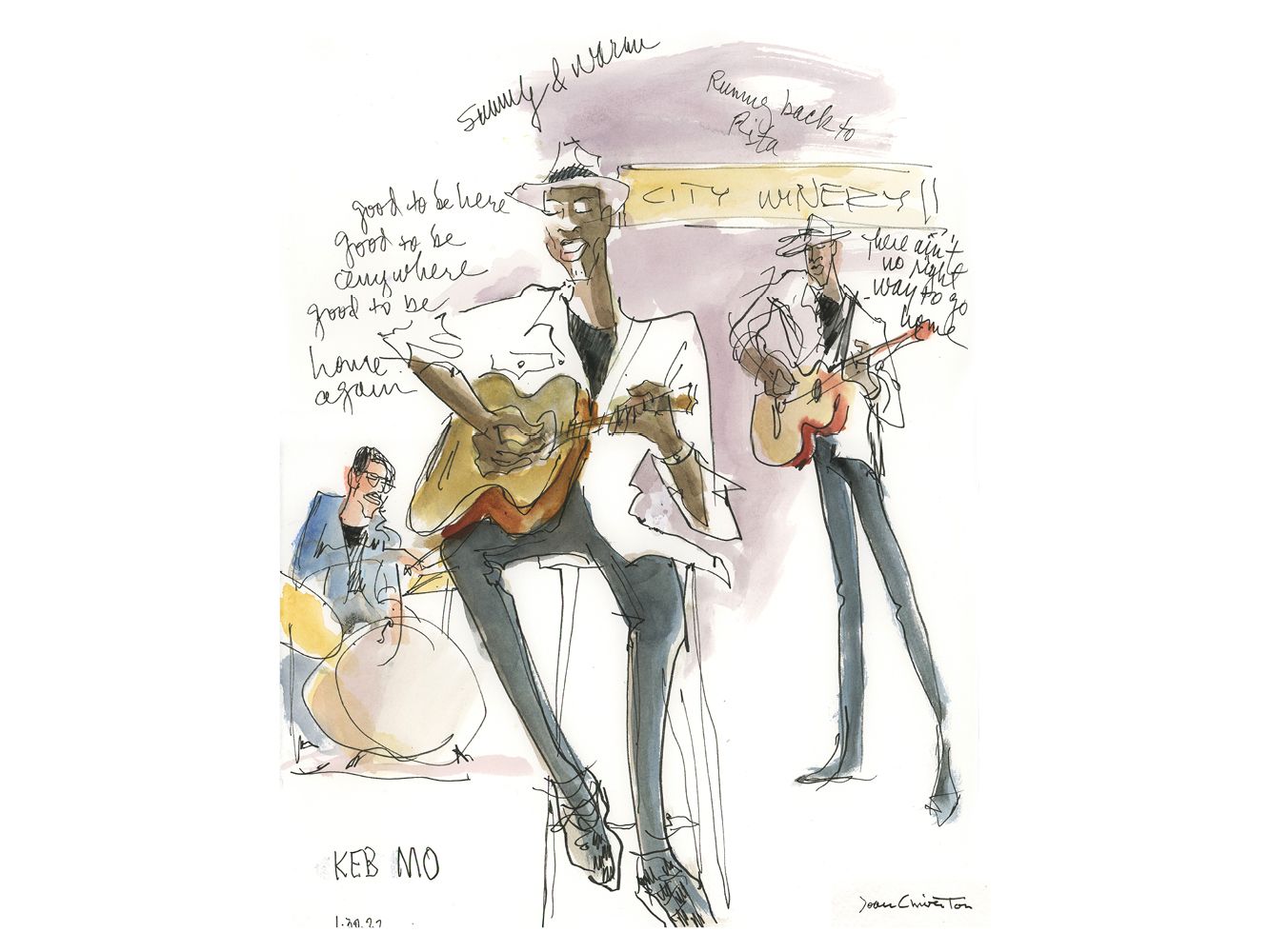 Keb Mo "Running Back To Rita" by Joan Chiverton