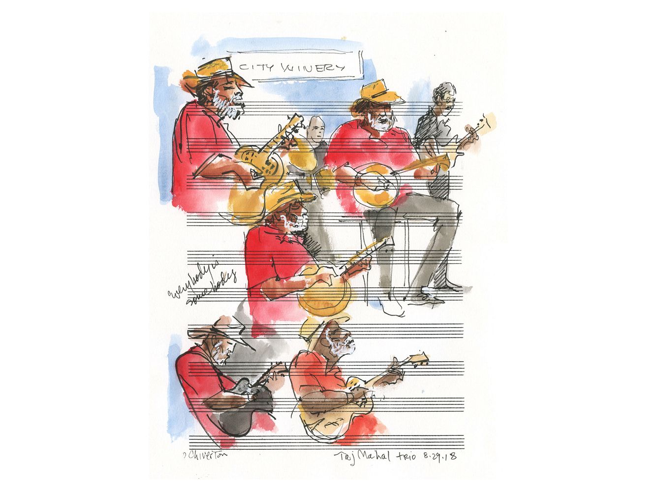 Taj Mahal "Trio" by Joan Chiverton