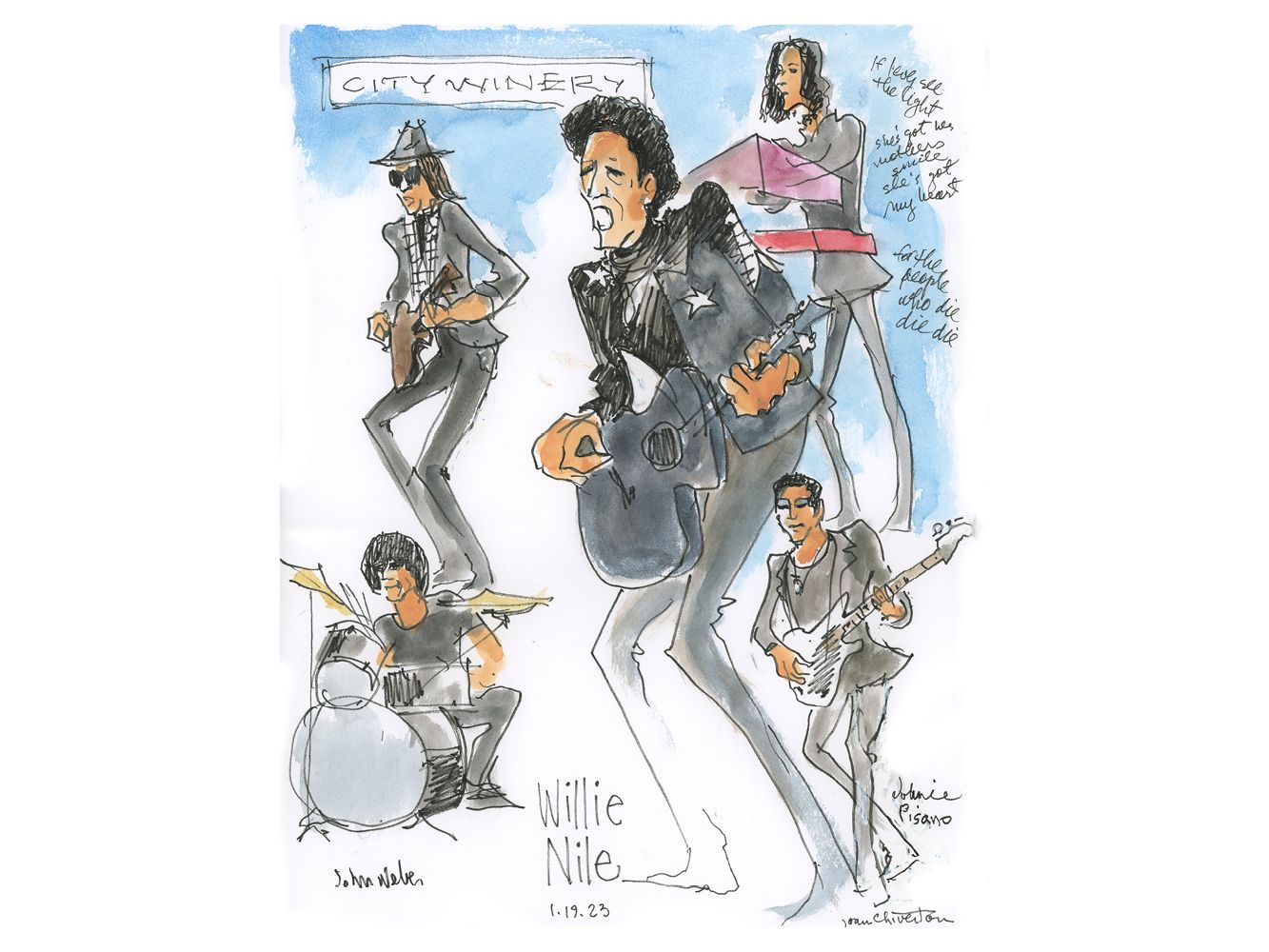 Willie Nile by Joan Chiverton