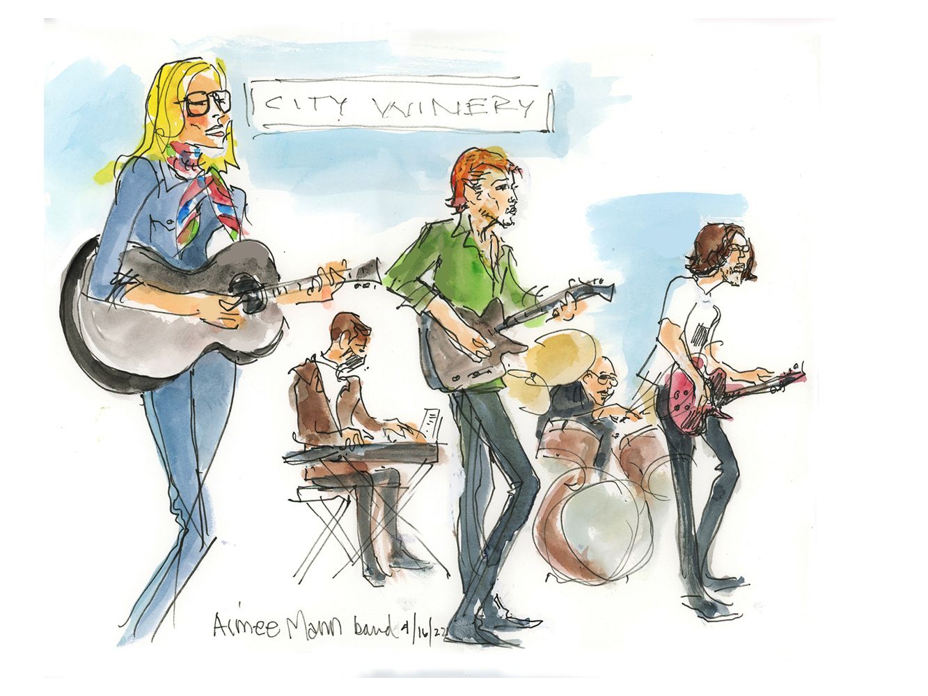 Aimee Mann by Joan Chiverton