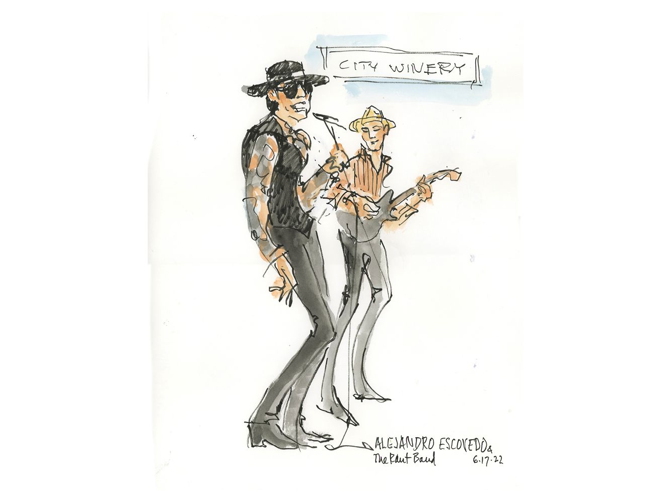 Alejandro Escovedo "Alejandro Escovedo & The Rant Band 2022" by Joan Chiverton