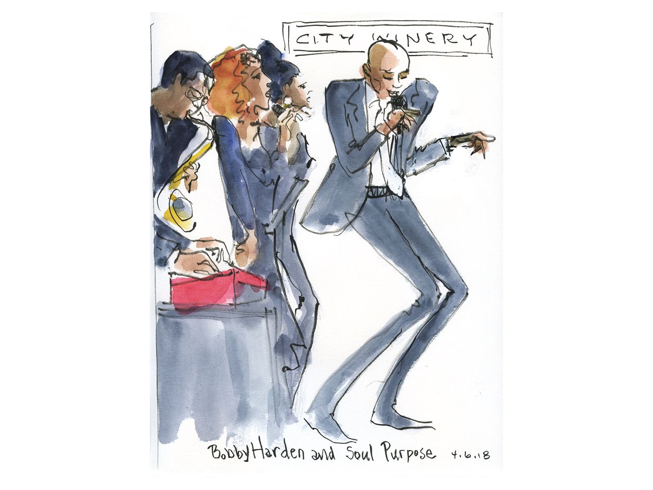 Bobby Harden & Soul Purpose "With a Purpose" by Joan Chiverton