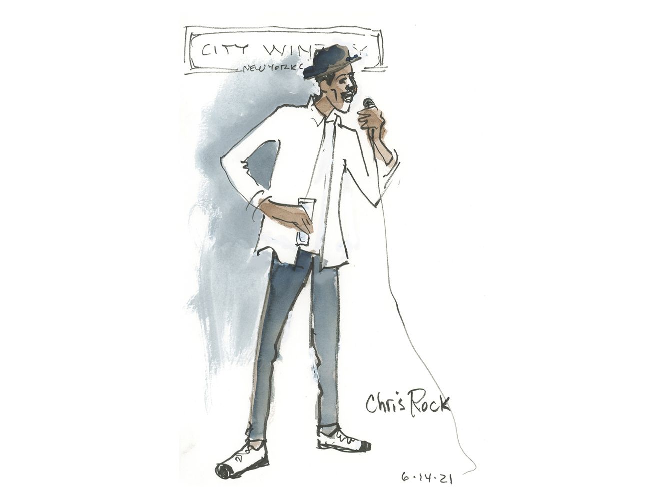 Chris Rock by Joan Chiverton