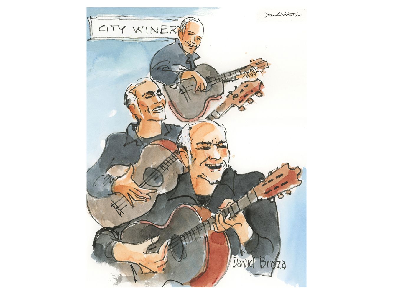 David Broza "Threes" by Joan Chiverton