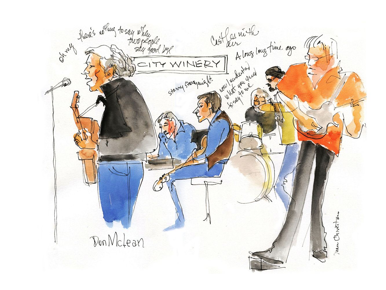 Don McLean "Starry Starry Night" by Joan Chiverton