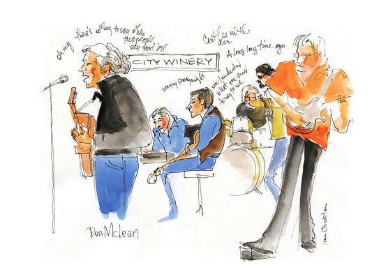 Don McLean "Starry Starry Night" by Joan Chiverton