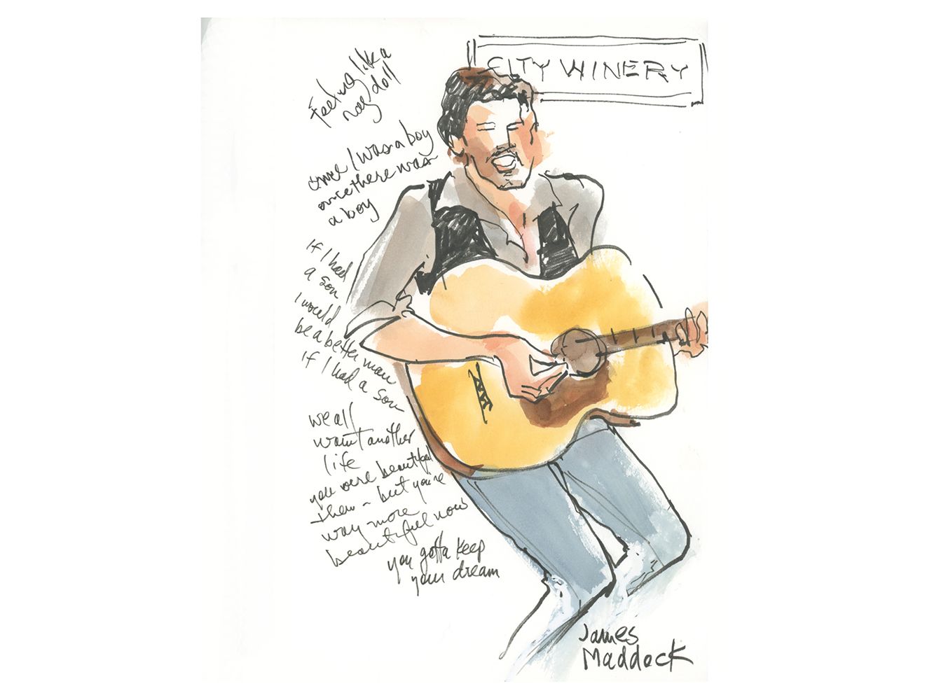 James Maddock "Once I was a boy there was a boy" by Joan Chiverton