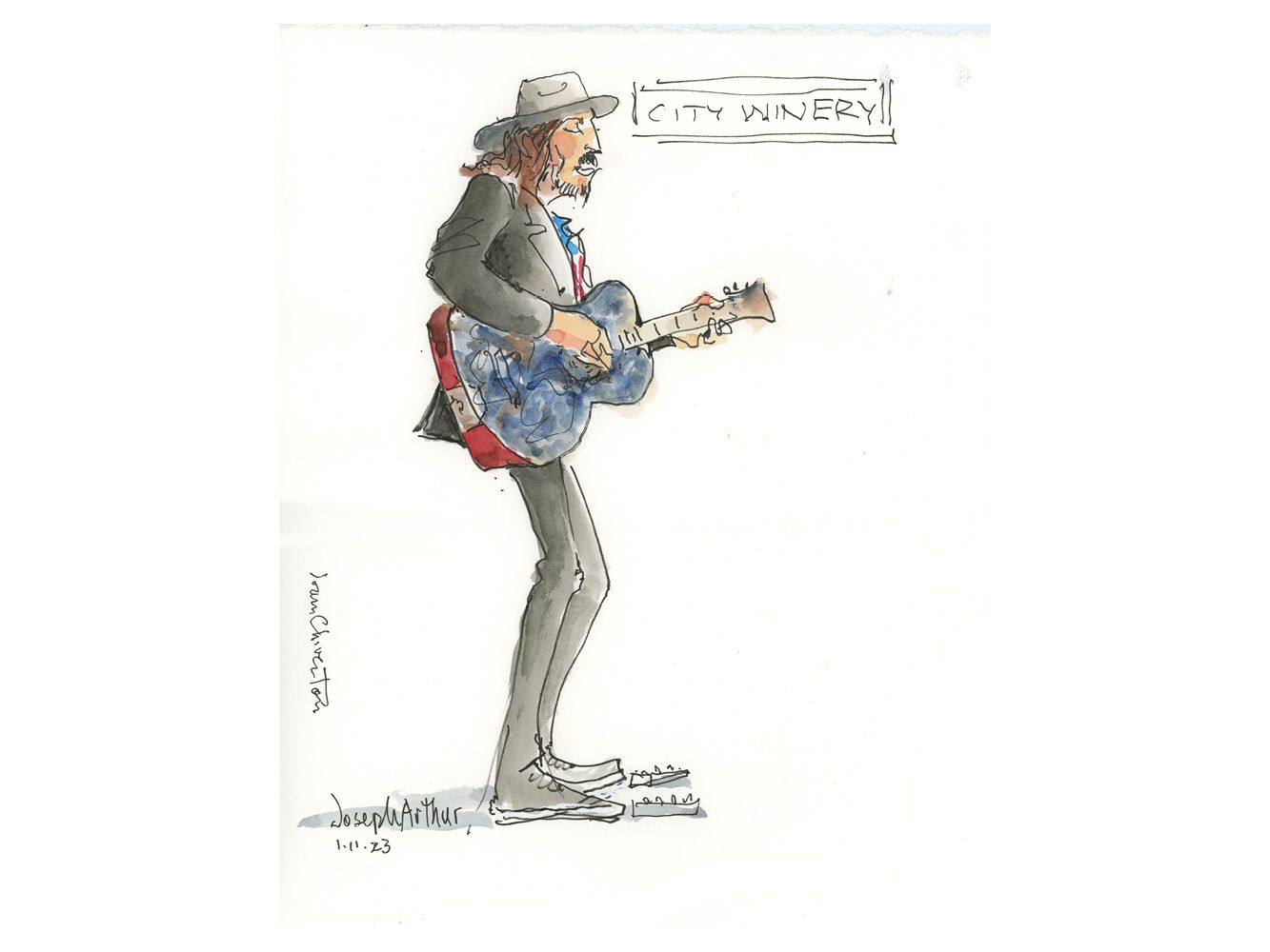 Joseph Arthur "Solo Looping" by Joan Chiverton