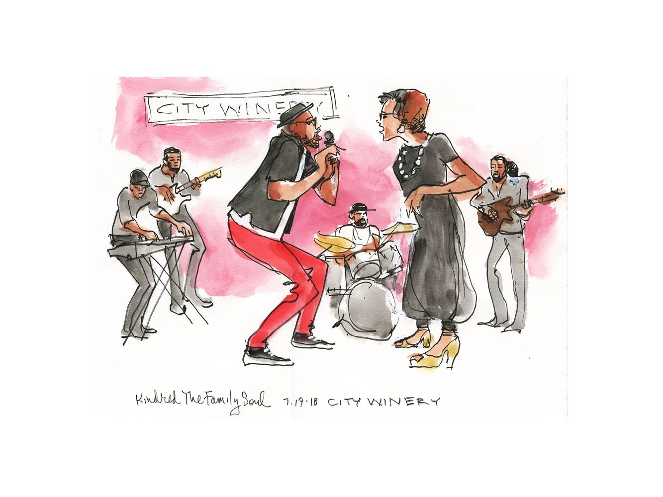 Kindred The Family Soul "Face Off" by Joan Chiverton