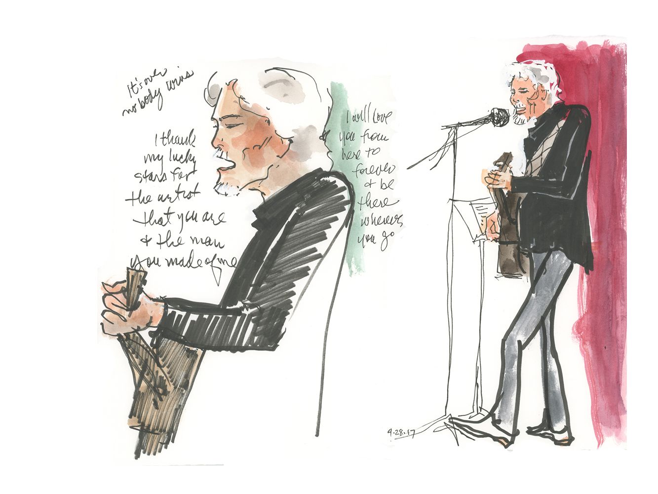 Kris Kristofeson "Its Over, Nobody Wins" by Joan Chiverton