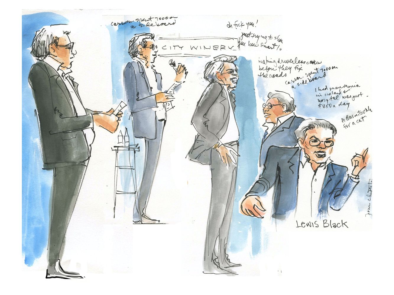 Lewis Black by Joan Chiverton