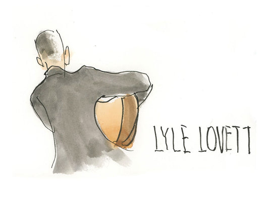 Lyle Lovett "Rear View" by Joan Chiverton
