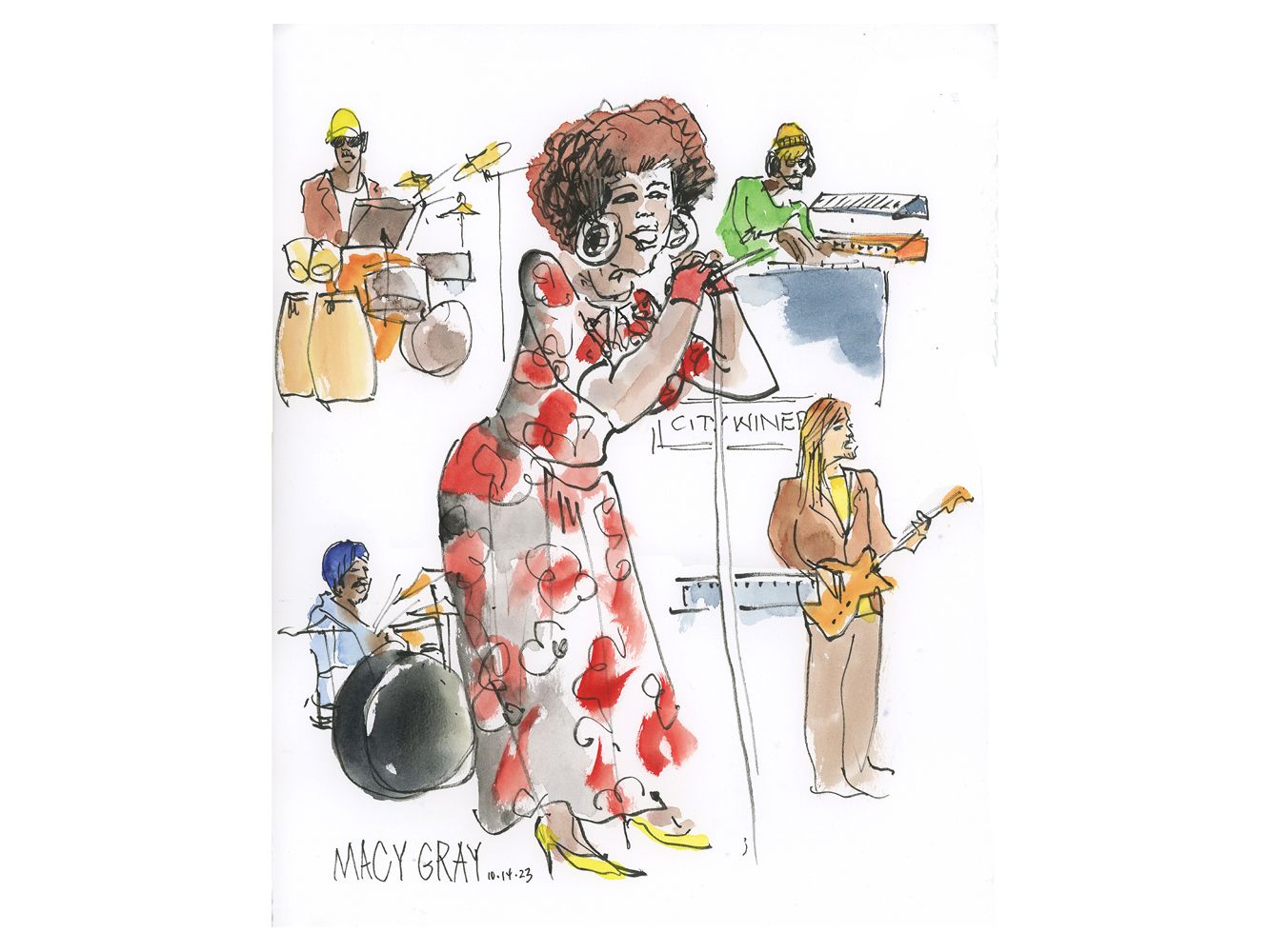 Macy Gray by Joan Chiverton
