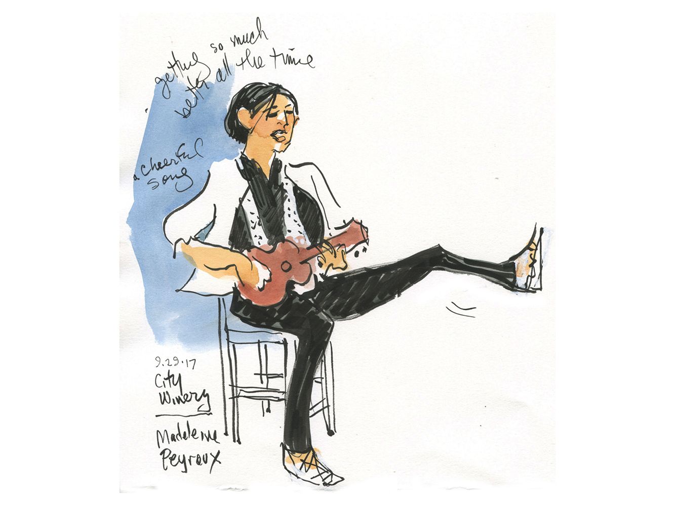 Madeleine Peyroux "Getting So Much Better All the Time" by Joan Chiverton 