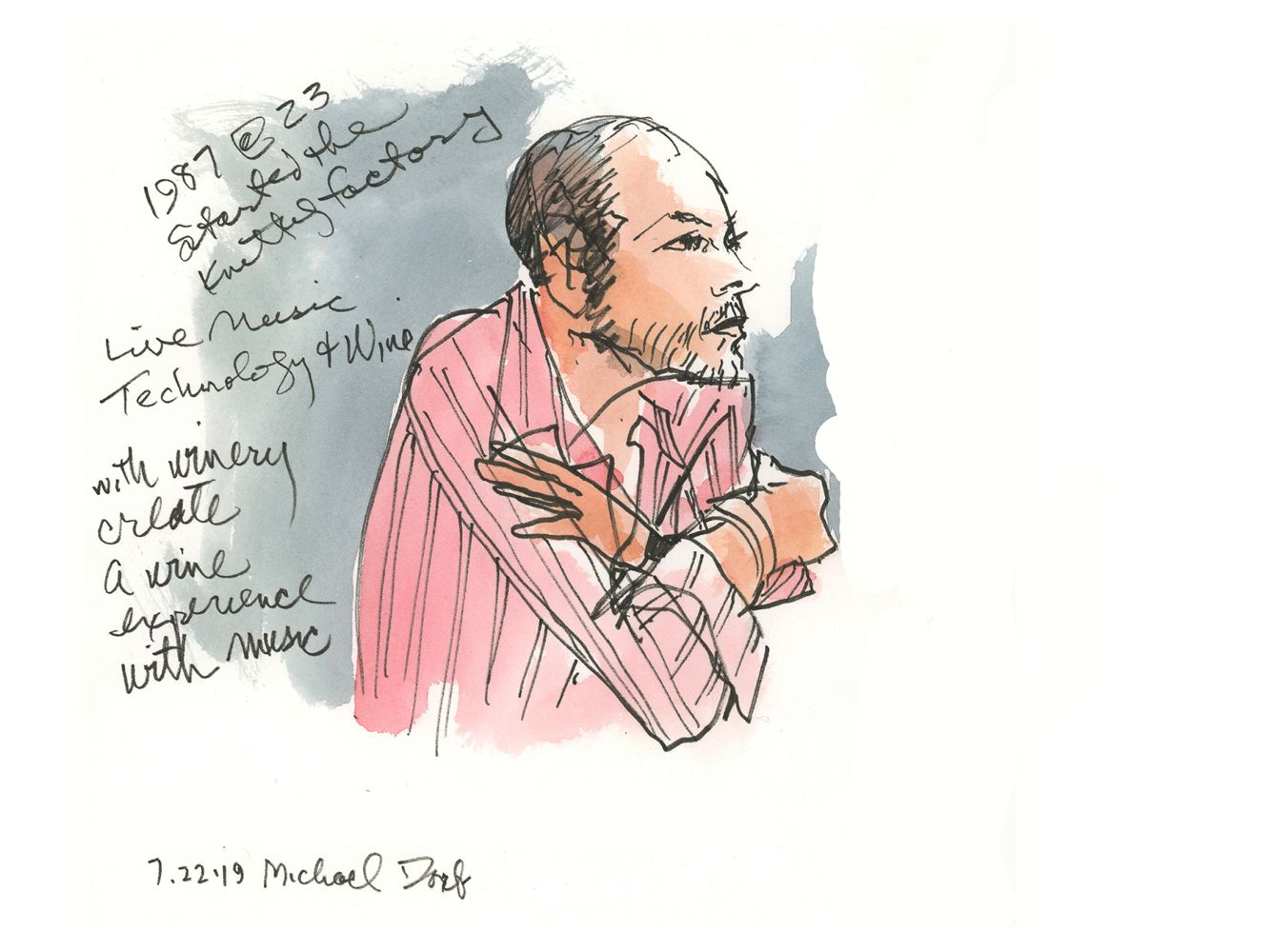 Michael Dorf "Founder" by Joan Chiverton