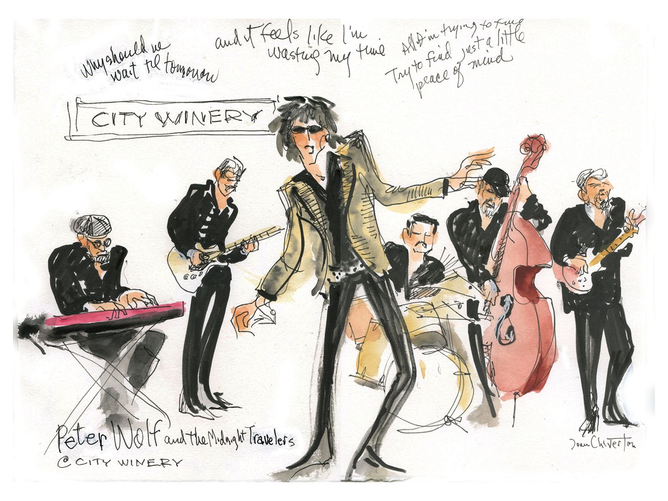 Peter Wolf "Why Should We Wait Till Tomorrow" by Joan Chiverton