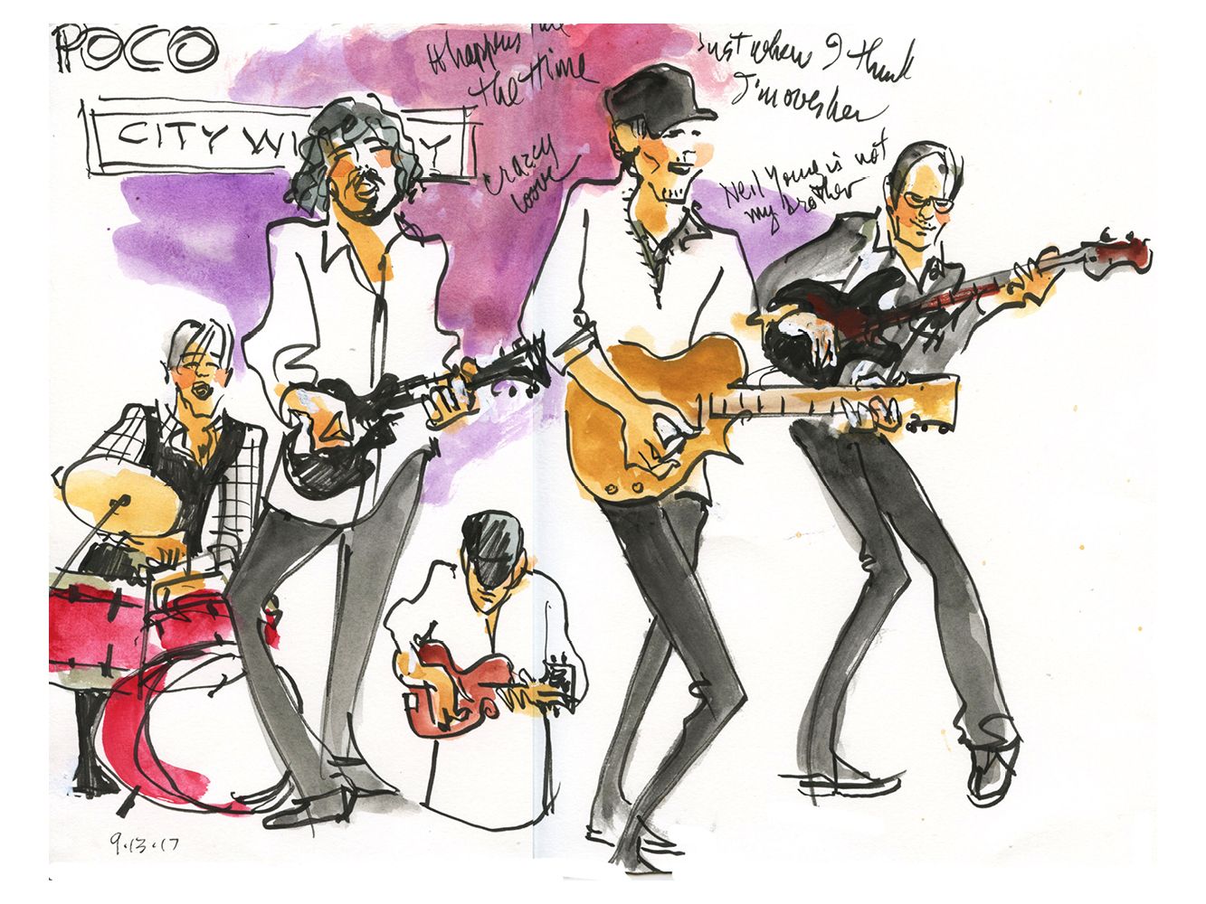 Poco "Crazy Love" by Joan Chiverton 