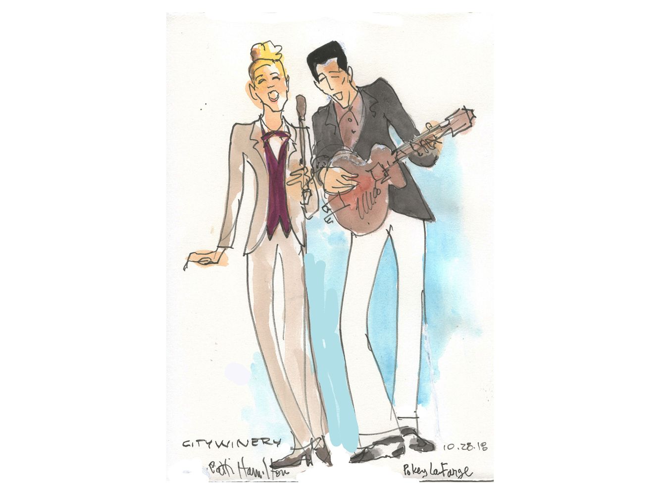 Pokey LaFarge & Patti Hamilton "Patti & Pokey" by Joan Chiverton