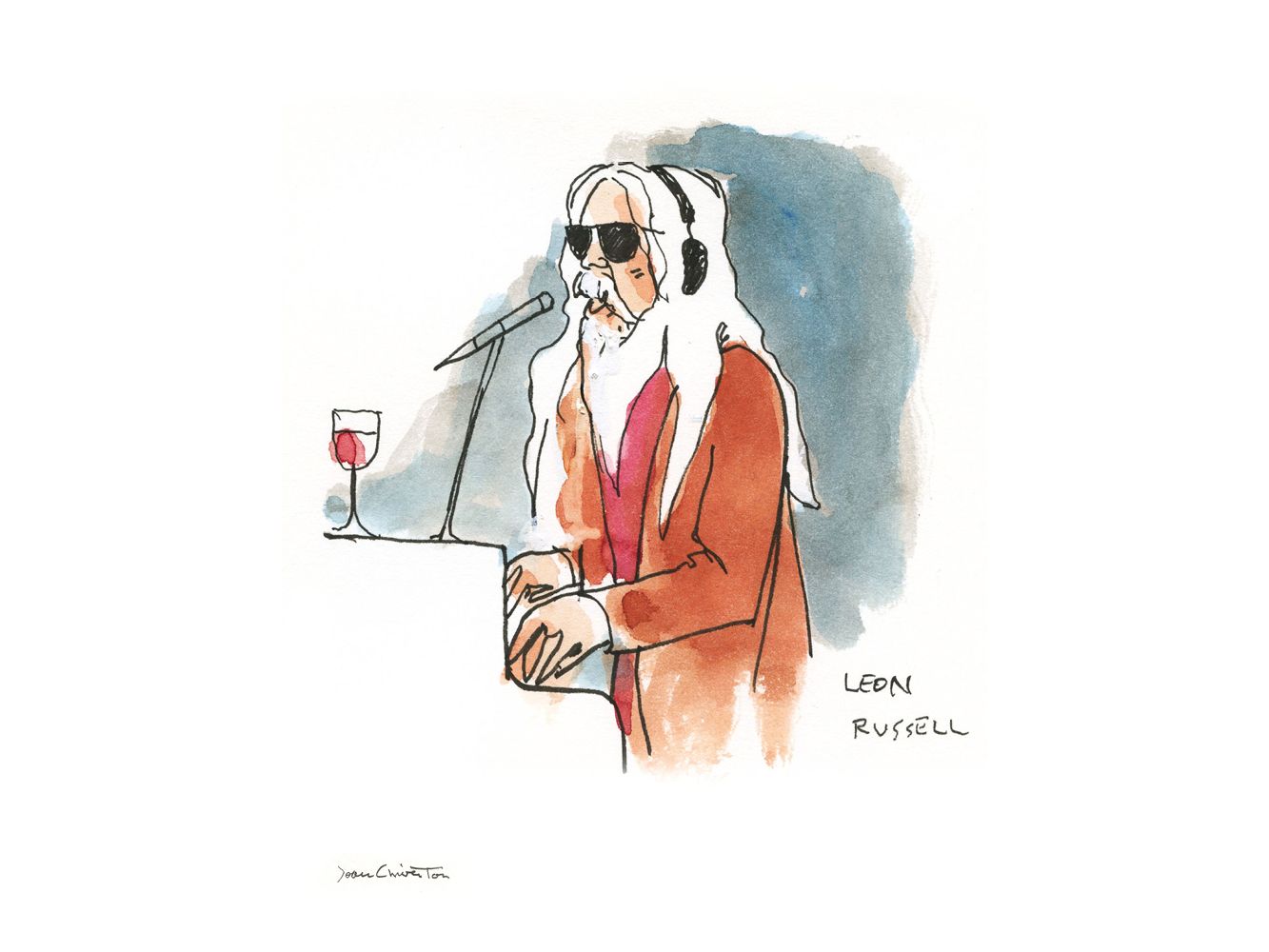 Remembering Leon Russell "Getting Back Together" by Joan Chiverton