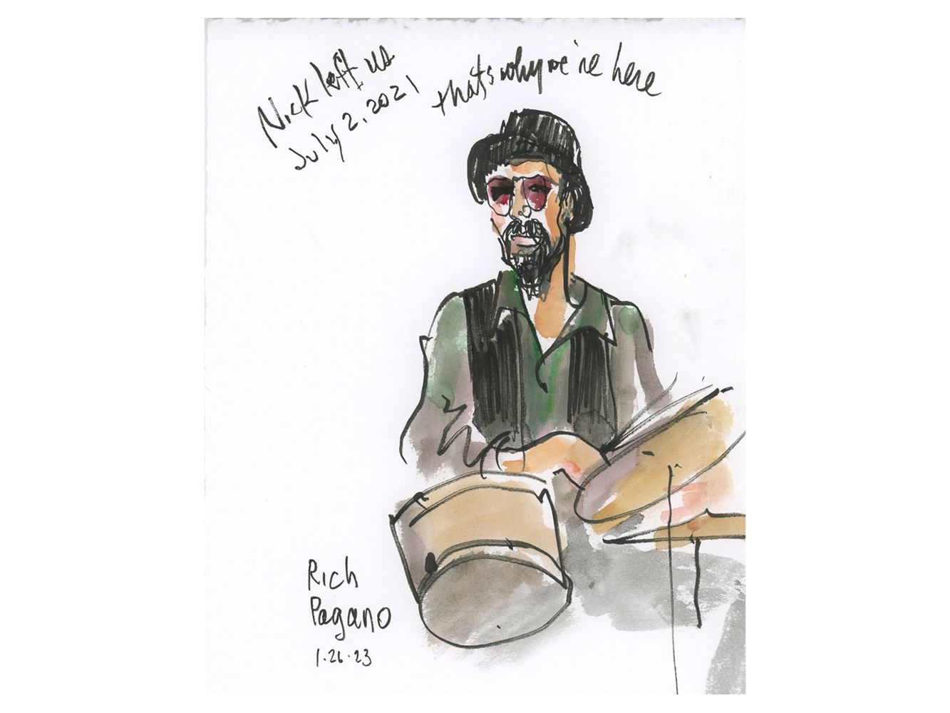 Rich Pagano "That's Why We're Here" by Joan Chiverton