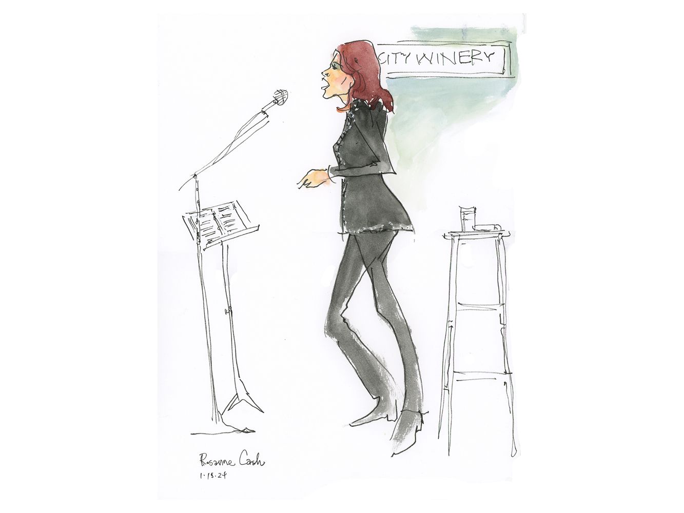 Rosanne Cash "Standing Tall" by Joan Chiverto