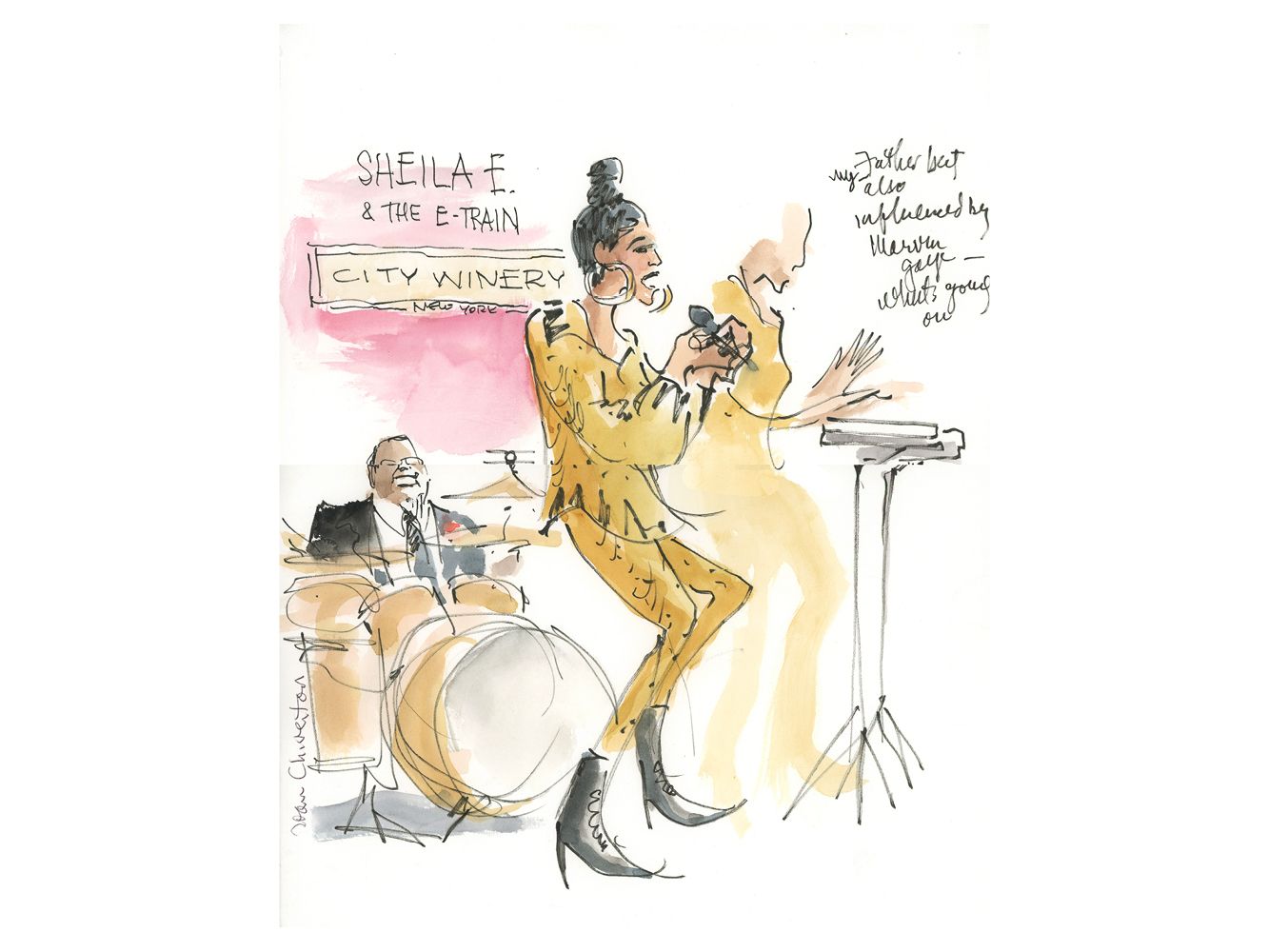 Sheila E. "Sheila E. & The E-Train" by Joan Chiverton