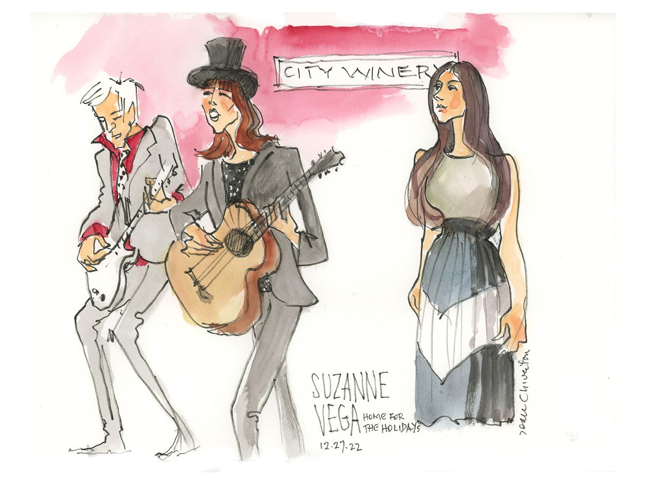 Suzanne Vega "Home For The Holidays" by Joan Chiverton