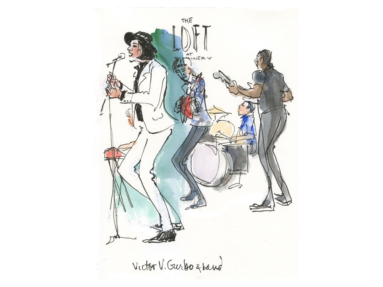 Victor V Gurbo "Victor in White" by Joan Chiverton